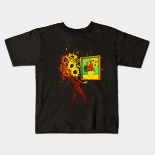 Van Gogh's Sunflowers Kids T-Shirt